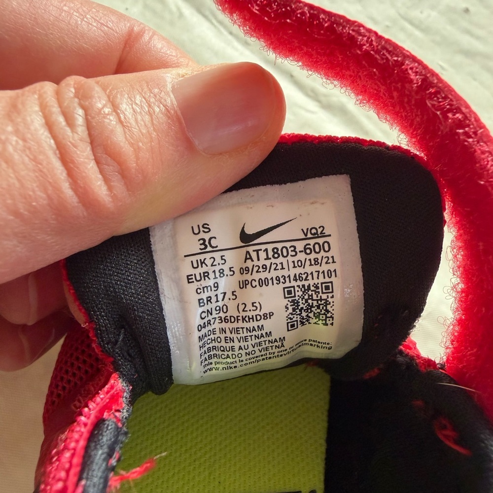 NIKE STAR RUNNER (TDV) Infant/Toddler Shoe Red New - Picture 6 of 8